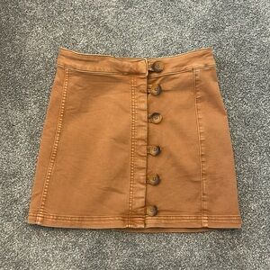 Free People// Button up skirt